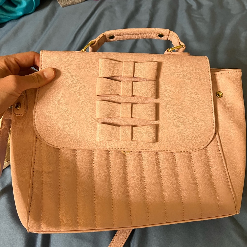 Betsey Johnson Elegant Pink Handbag